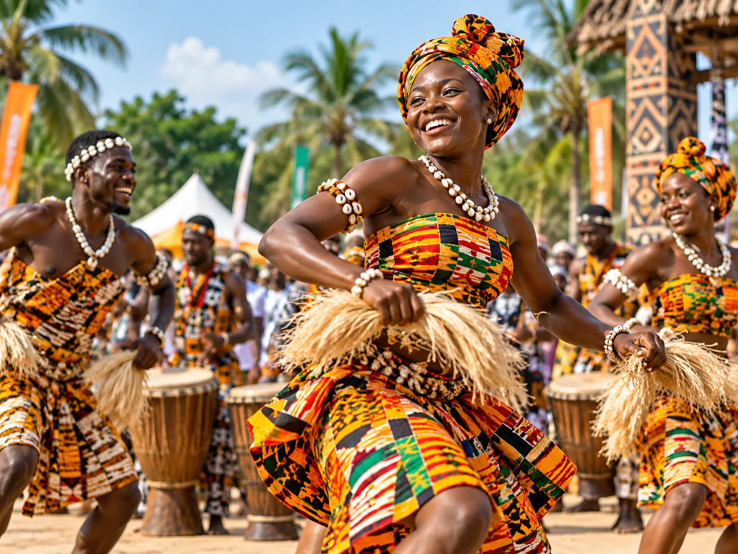 Festival culturel et danses traditionnelles en Côte d’Ivoire